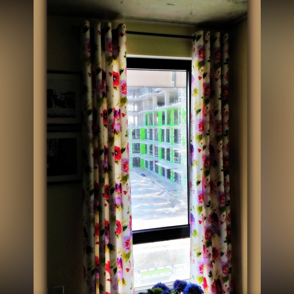 Opaque Cotton Curtains (2 pieces)